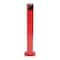 Vestil Steel Pipe Safety Bollard, 36 x 4-1/2, Red BOL-36-4.5-RED - alternate 2